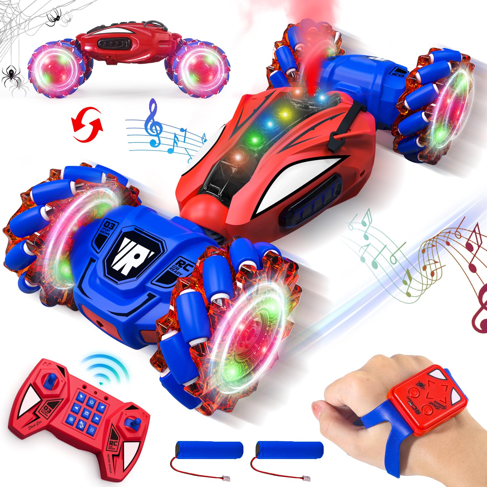 NEUBSAW Spider remote car front view shows rugged build for energetic play