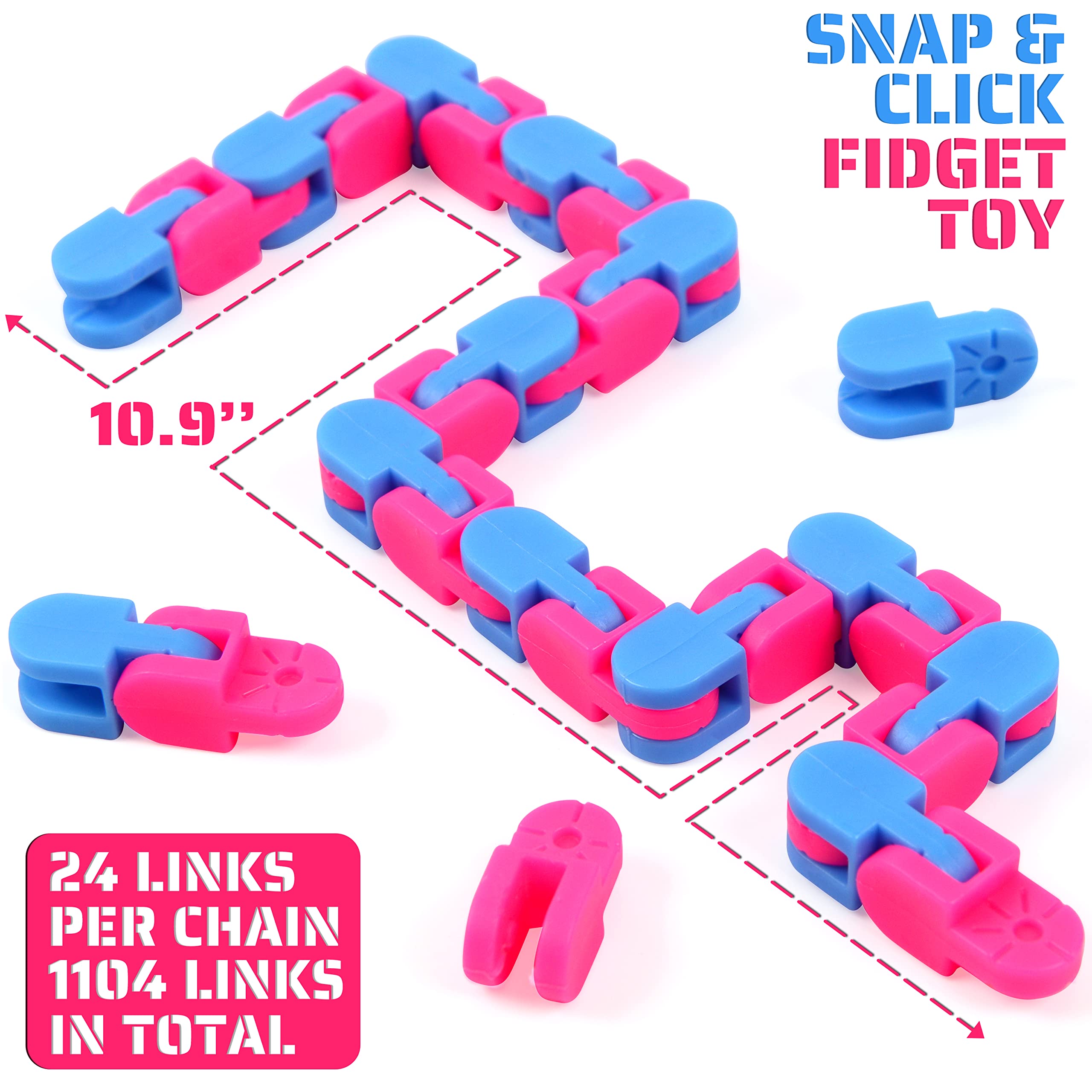 Neureyte Wacky Tracks 23 color styles bright mix for visual stimulation during play