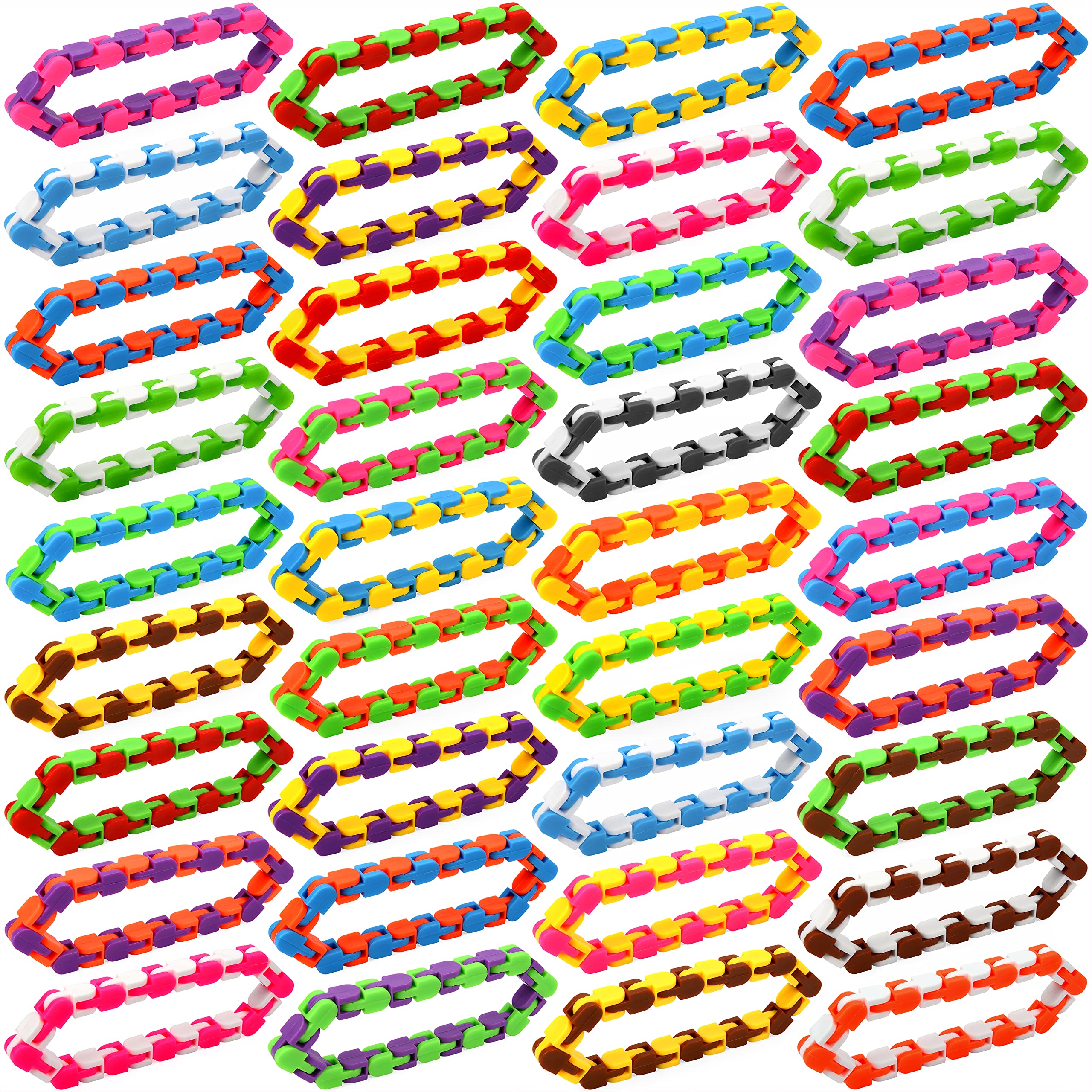 Neureyte Wacky Tracks 46-pack open chain for engaging sensory play and focused calm