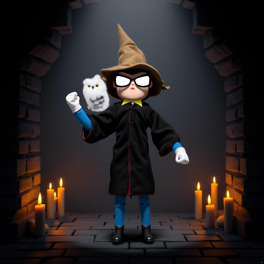 NEVGVUP Wizard Elf mini book prop sparks imaginative adventures.