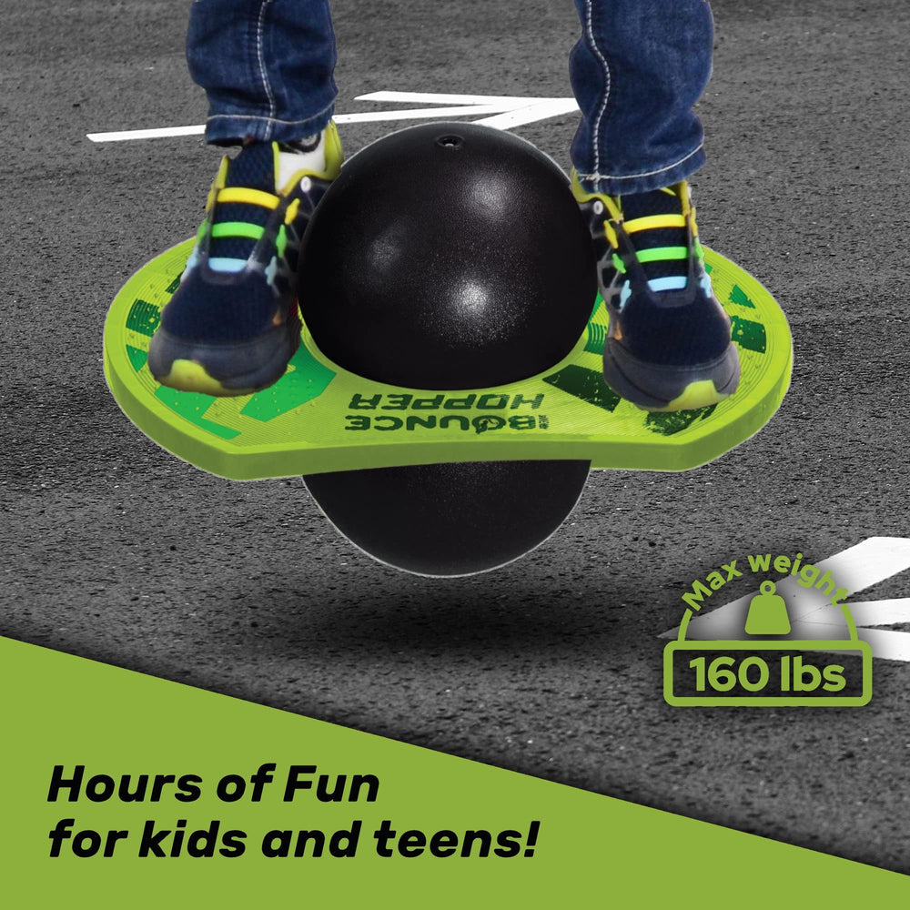 New Bounce Pogo Ball bounce ball showcases durable construction for kids.