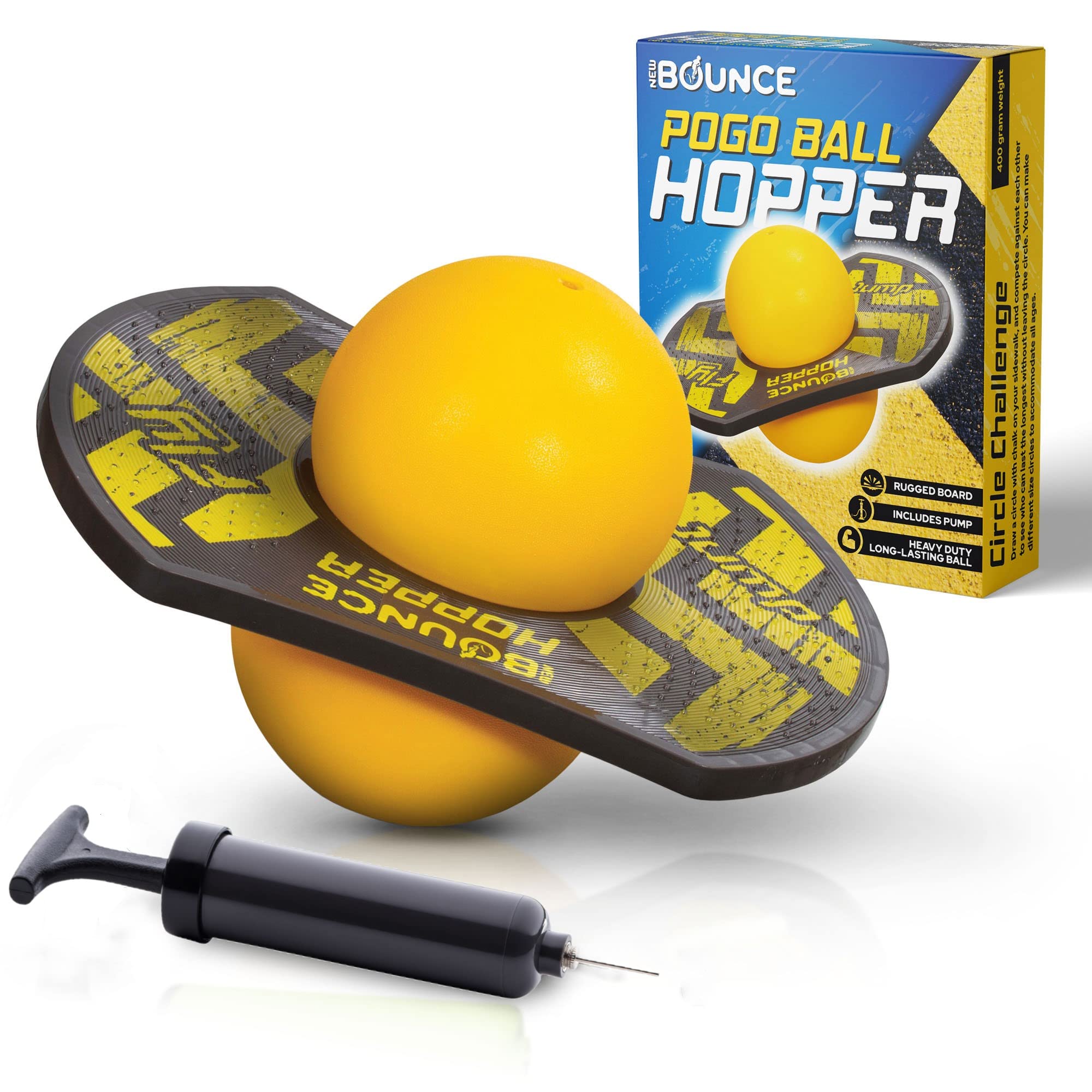 New Bounce Pogo Ball bounce deck for quick backyard play.