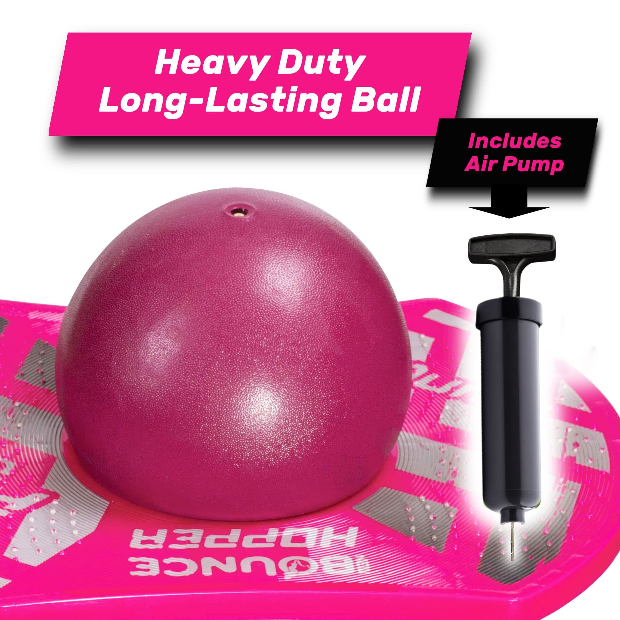 New Bounce Pogo Ball color options for family fun and easy sharing.