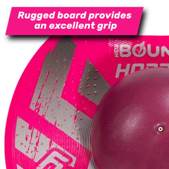 New Bounce Pogo Ball in action on grass promoting active outdoor play.