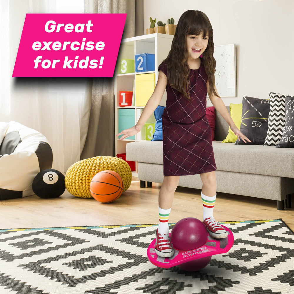 New Bounce Pogo Ball sturdy design for kids up to 160 lbs.