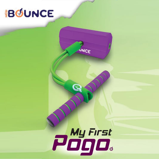 New Bounce Pogo jumper handles provide comfortable grip during bouncing