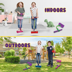 New Bounce Pogo Stick foam jumper - foam materials protect floors from scuffs.