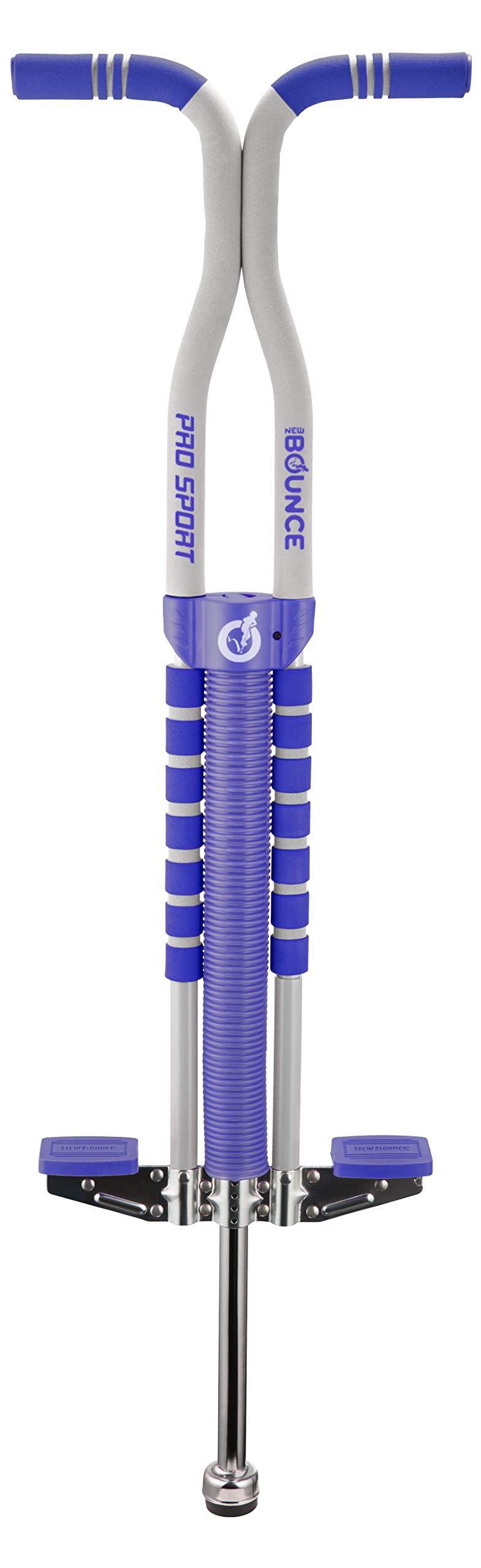 New Bounce Pogo Stick Pro Sport Edition front view shows durable construction for active play