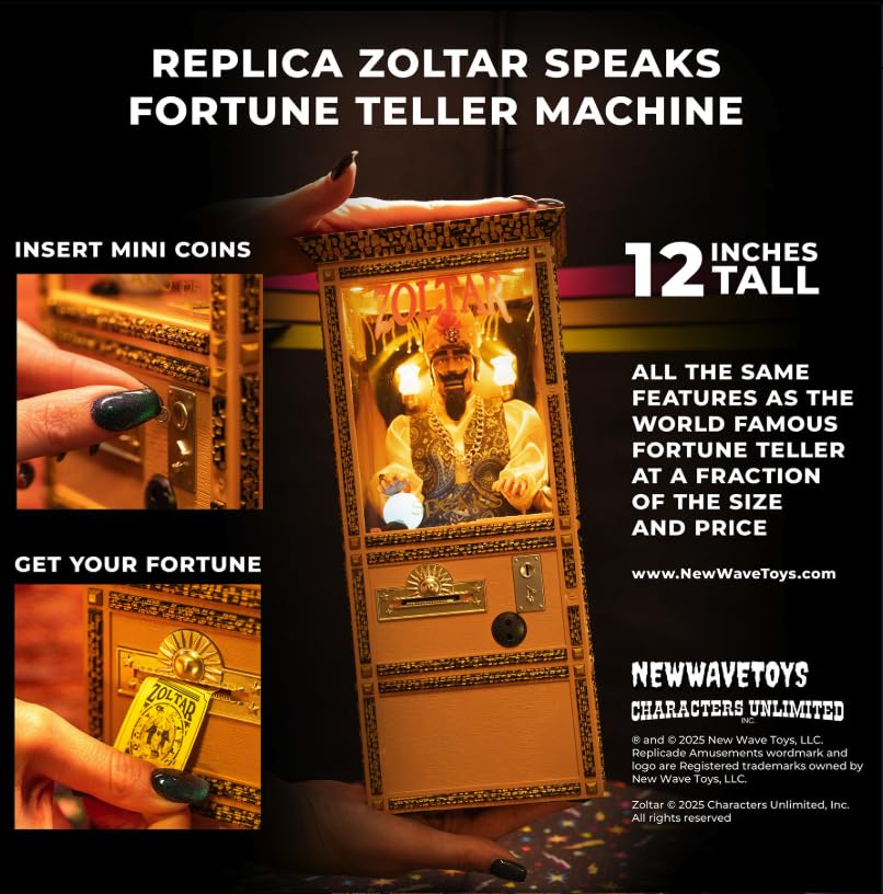 Zoltar Speaks head bob animation enhances lifelike motion