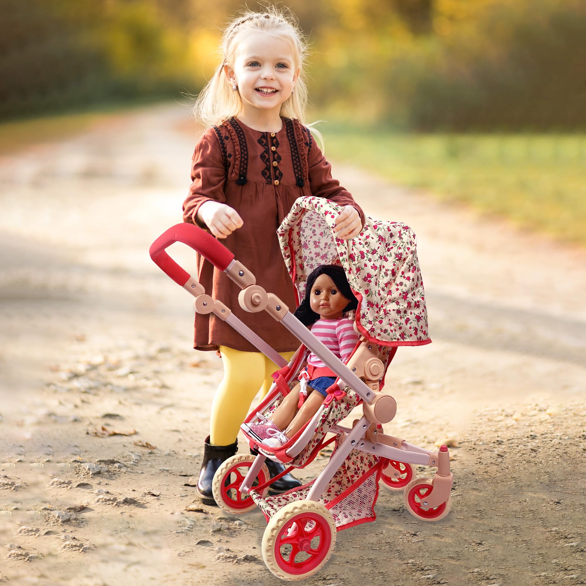 The New York Doll Collection adjustable handle up to 25 inches