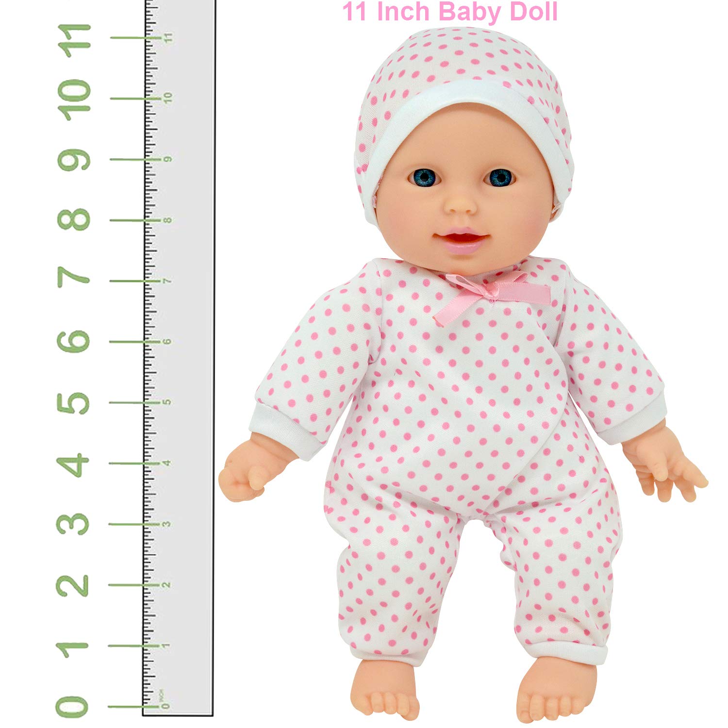 The New York Doll Collection easy-clean design for quick maintenance.