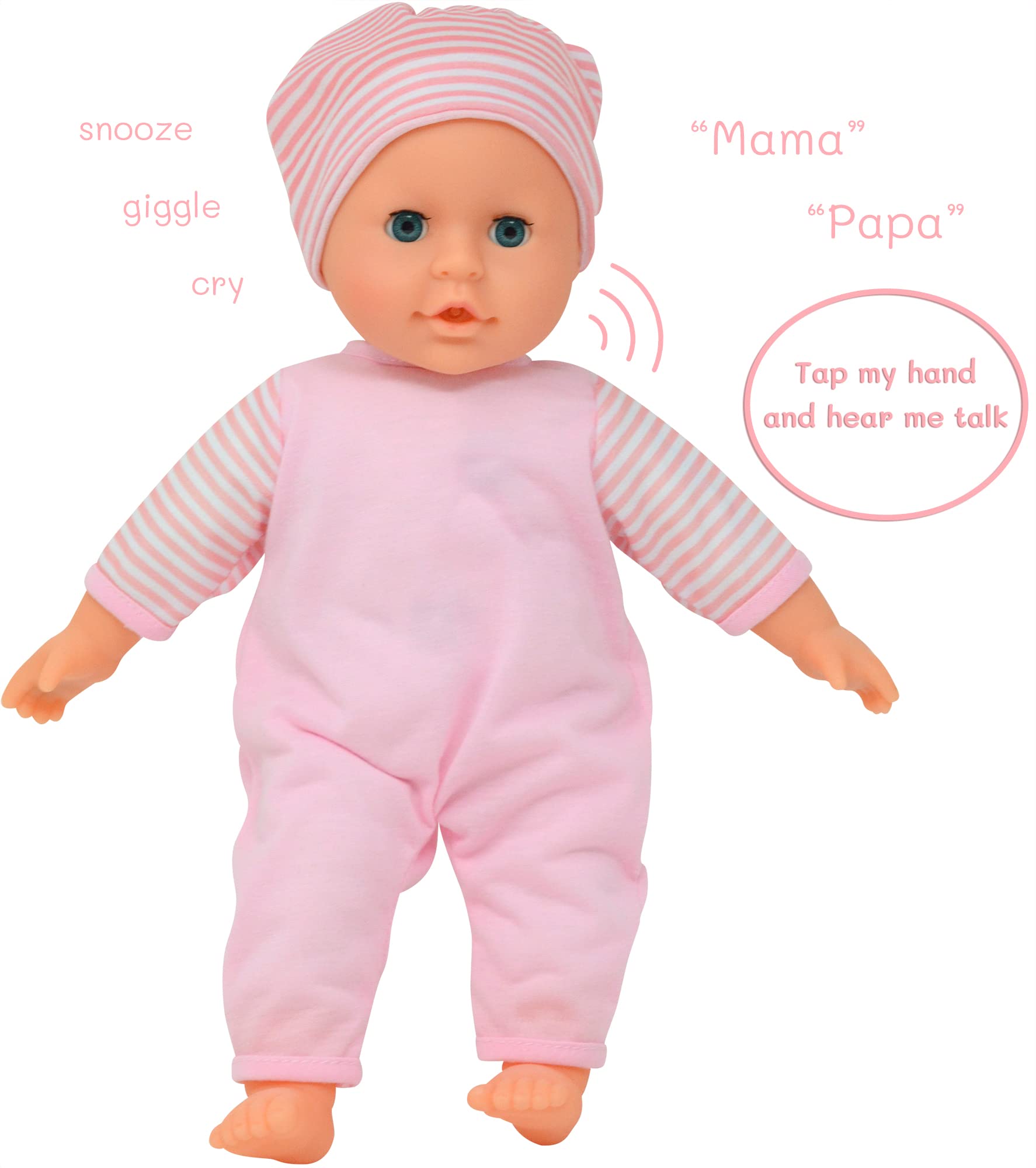 The New York Doll Collection plastic syringe adds safe play injections for nurturing scenarios.