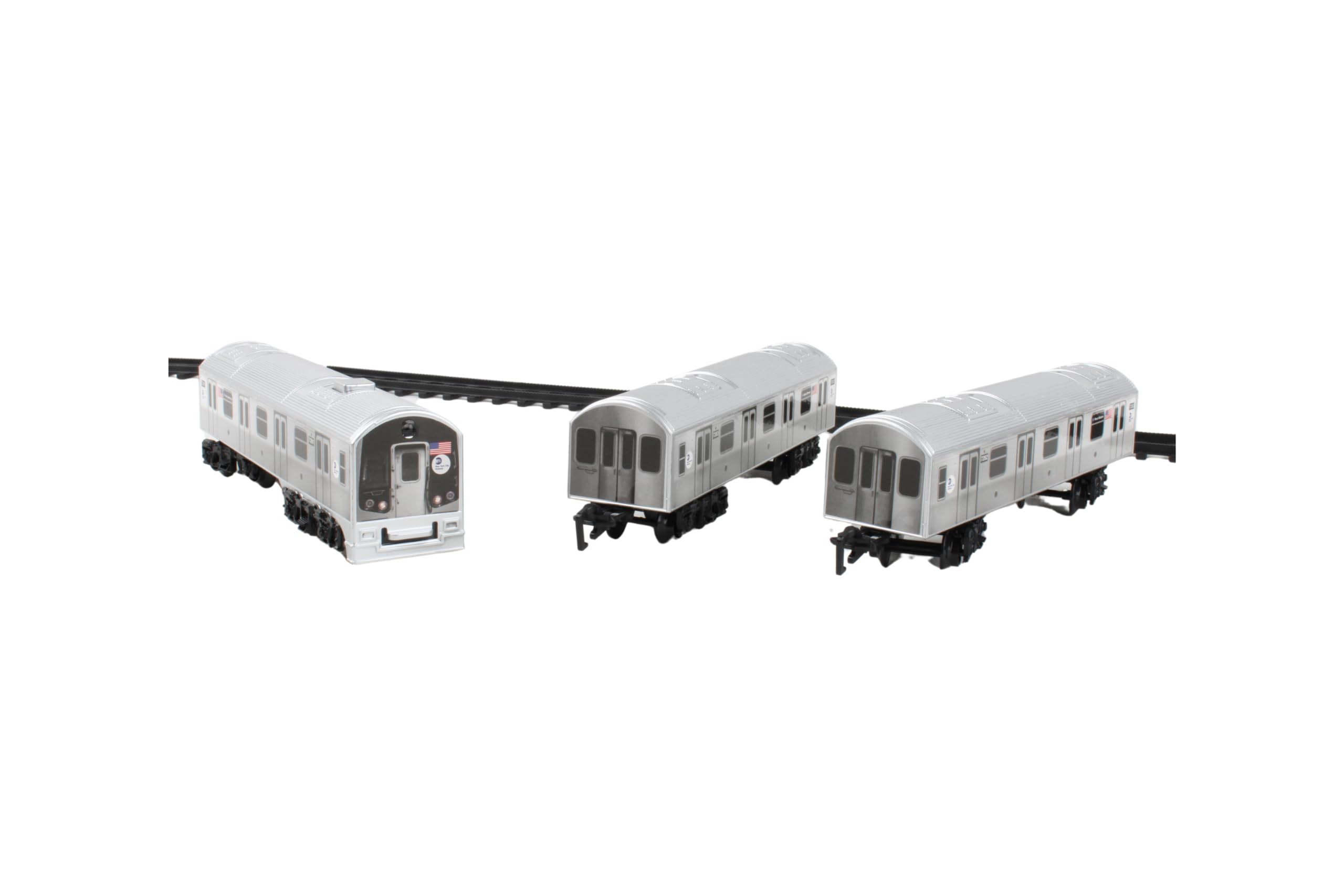 New York MTA durable train cars for everyday table play