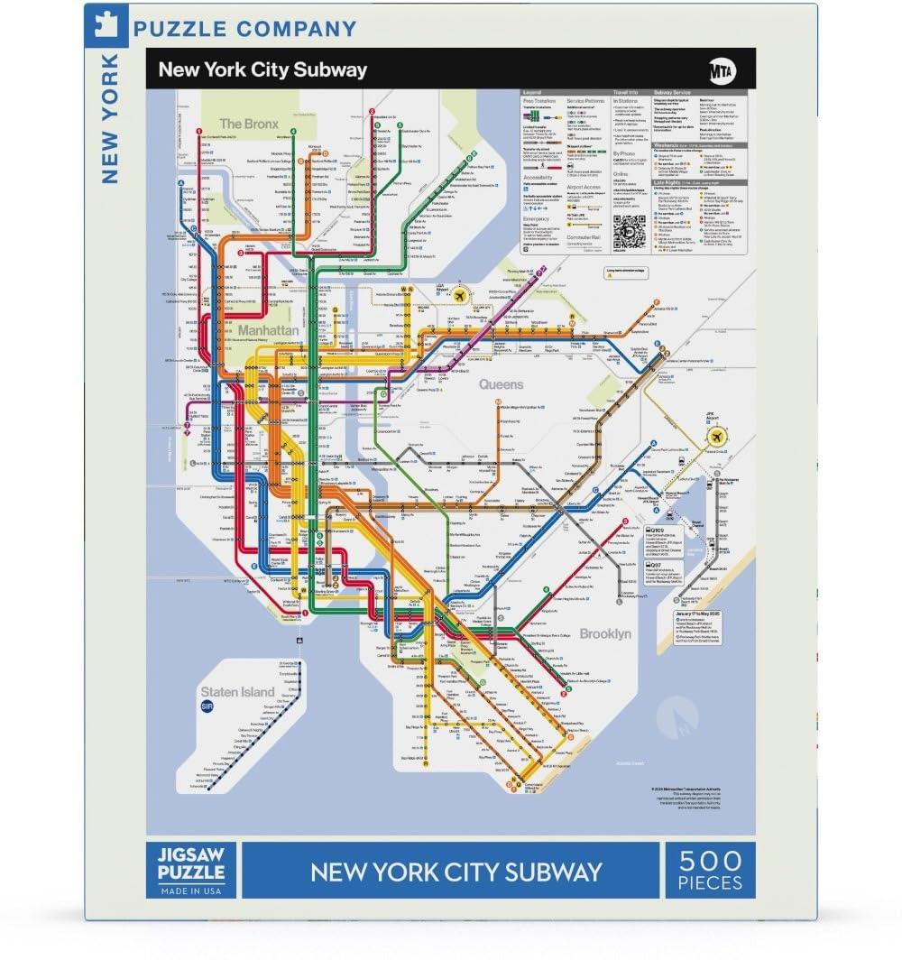 Transit maps subway puzzle reveals city routes and landmarks through intricate pieces