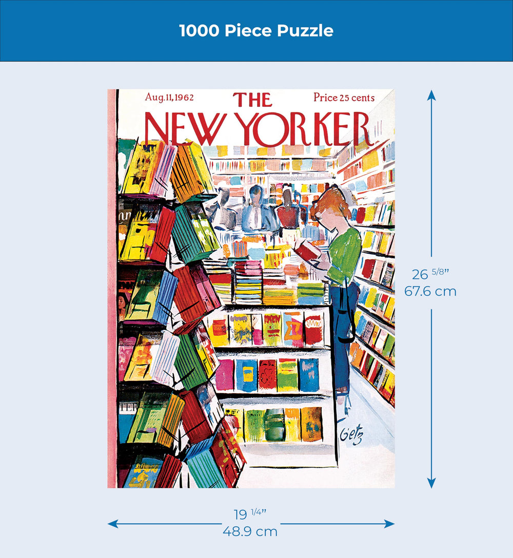 New York Puzzle Company Made in the USA label indicates quality and local production.