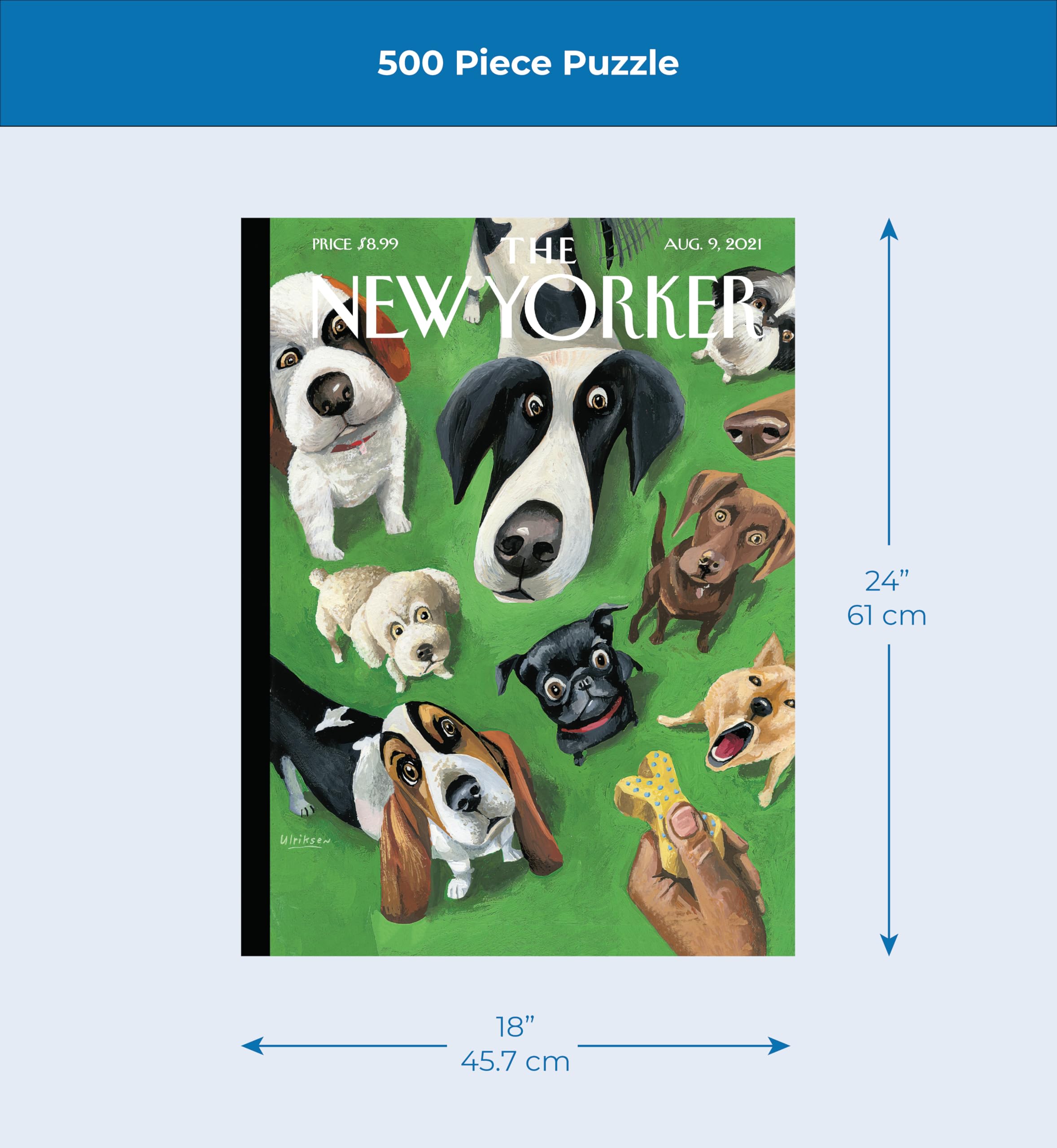 New York Puzzle Company Made in USA label signals quality and local job support.