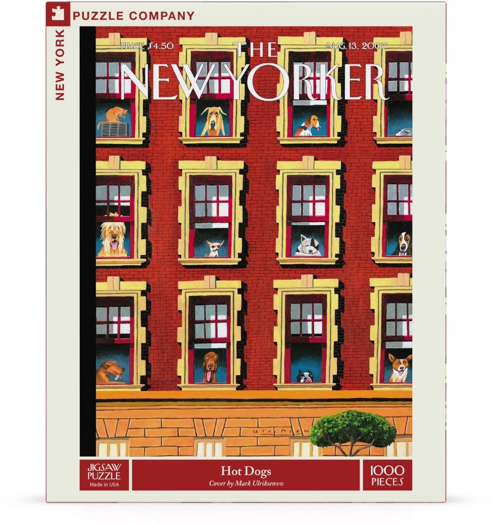 New Yorker Hot Dogs artwork by Mark Ulriksen offers vibrant colors for vivid game nights.