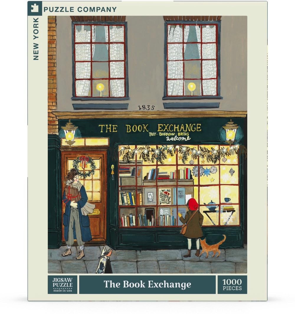 New York Puzzle Company Random die-cut pieces offer unique challenges and surprises.