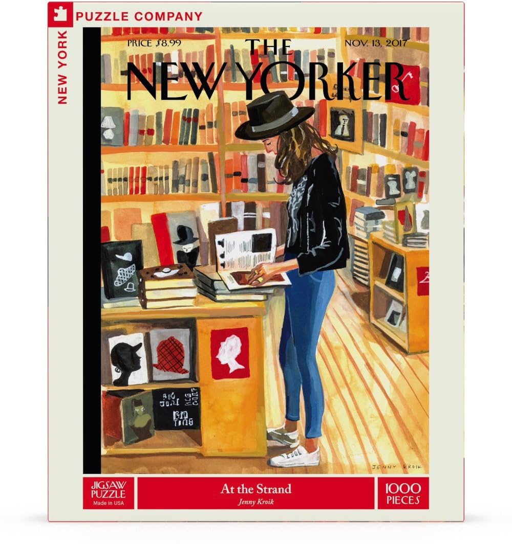 Random die-cut pieces from New York Puzzle Company add challenge to puzzling sessions.
