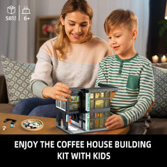 NEWABWN City Coffee House compact dimensions show a stylish display piece for desks
