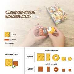 NEWABWN Colorful instruction and stickers guide precise assembly.