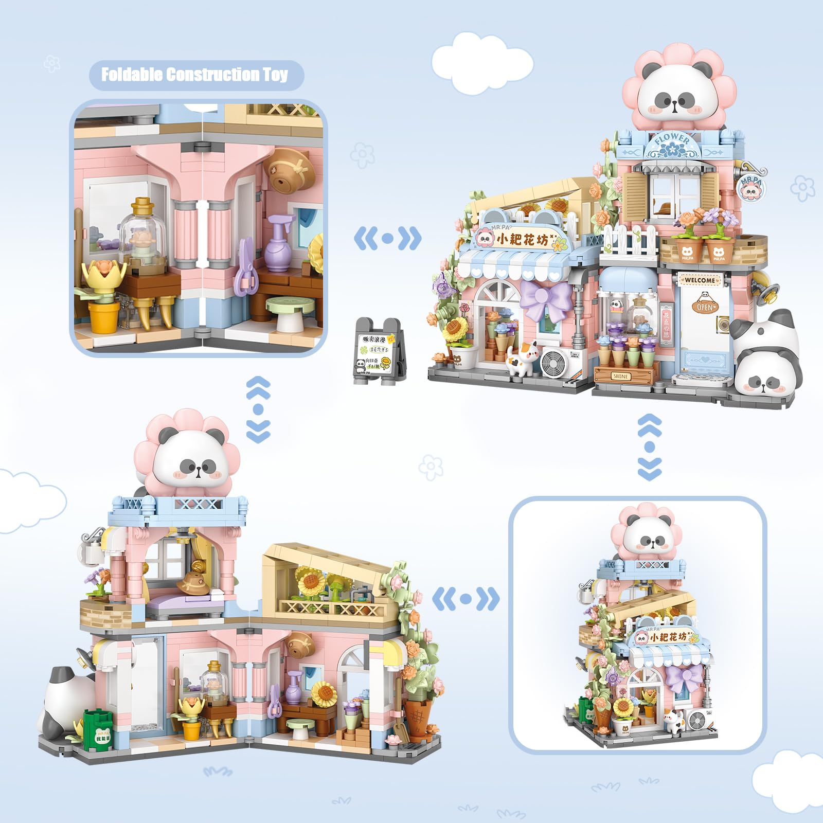 NEWABWN Colorful instruction guide facilitates step-by-step assembly.