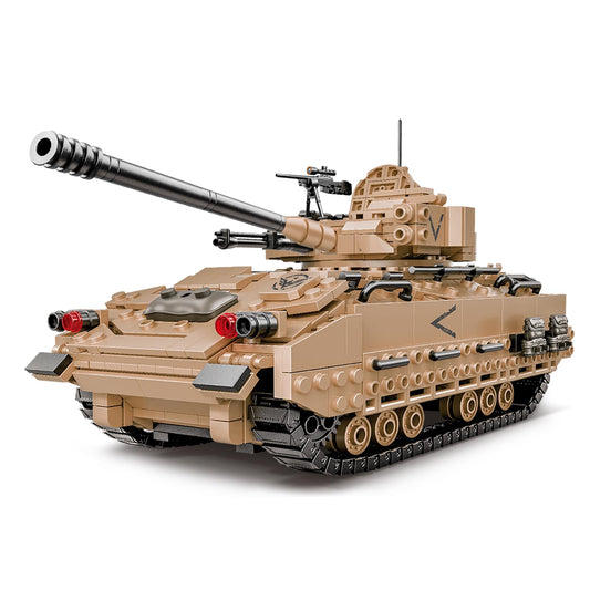 NEWABWN M2 Bradley Tank Assembly offers immersive building for ages 8 to 14 and adults