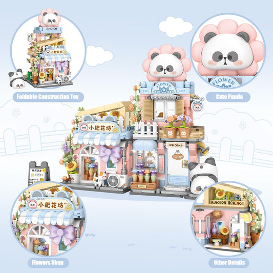 NEWABWN Panda mini figure, cute and safe for storytelling adventures.