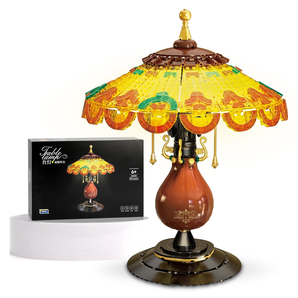 NEWABWN retro lamp base offers stability with a wide elegant footprint.