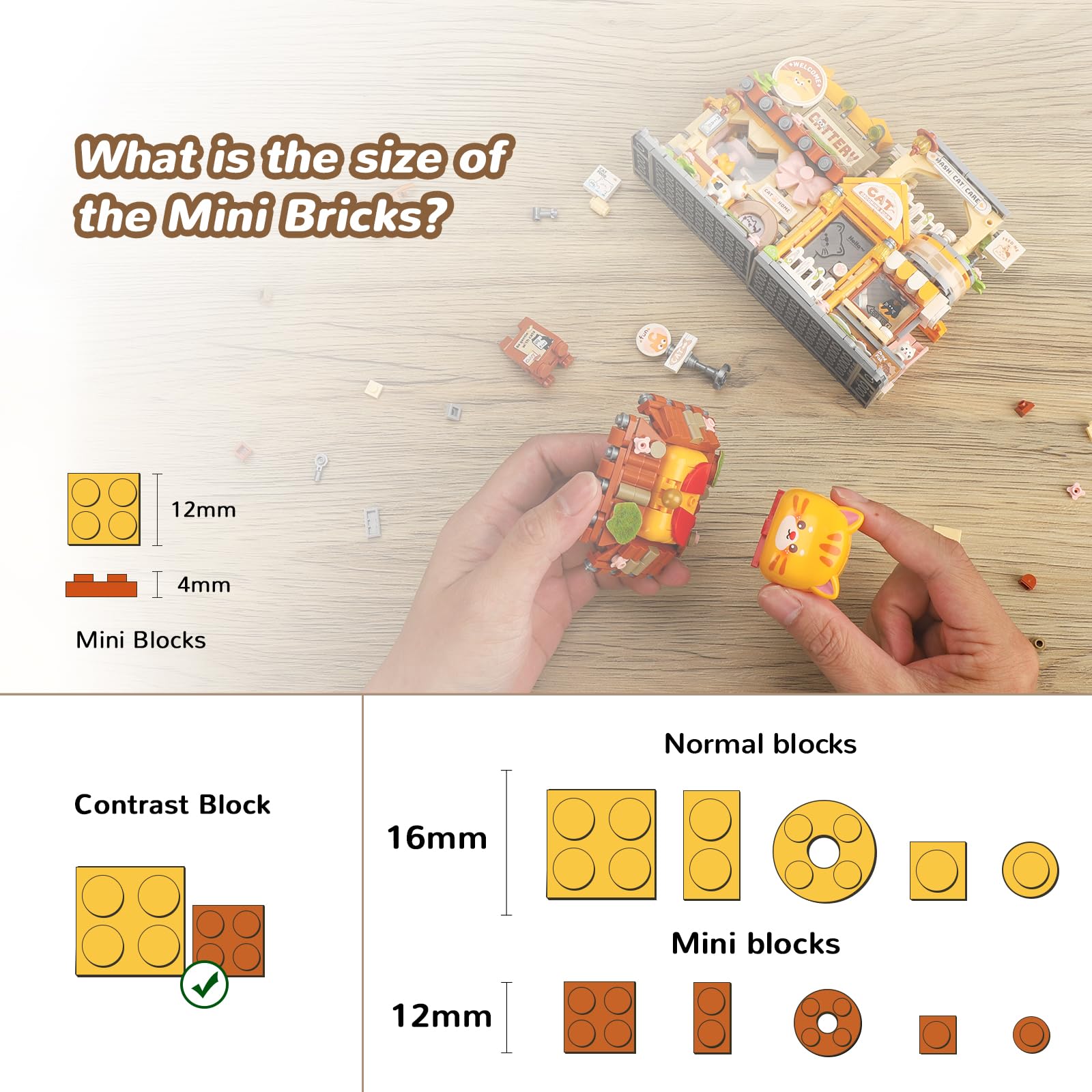 NEWABWN STEM-focused creative bricks promote imagination and problem-solving