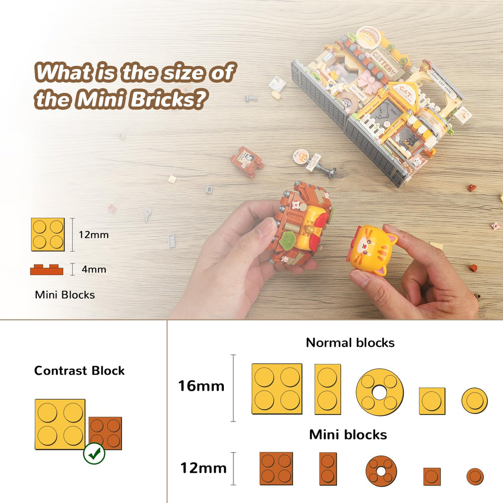 NEWABWN STEM-focused creative bricks promote imagination and problem-solving