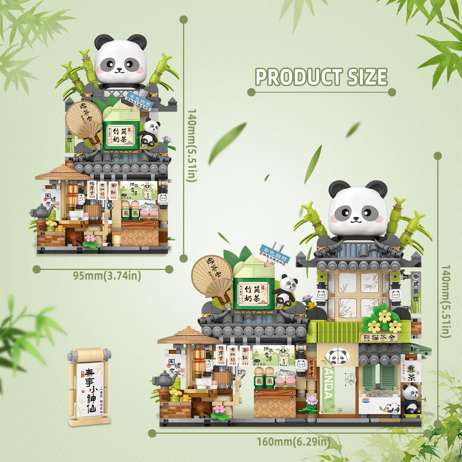 NEWABWN Street View Tea Shop on desk encourages focus and family play.
