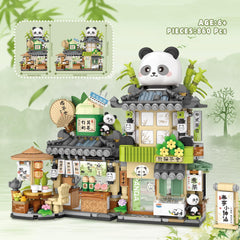 NEWABWN Street View Tea Shop gift packaging highlights a thoughtful, giftable building set.