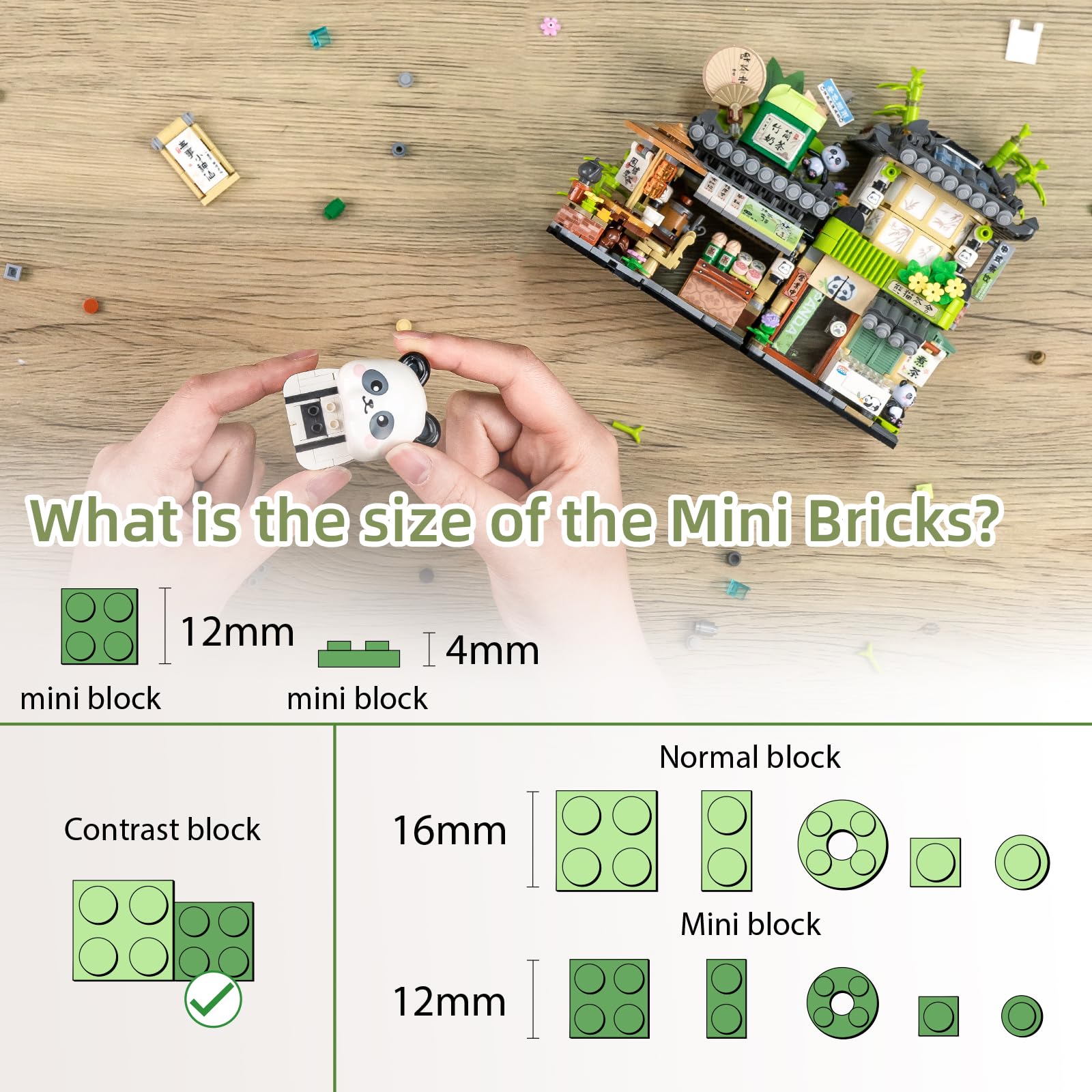 NEWABWN Street View Tea Shop assembly guide supports easy, satisfying building sessions.