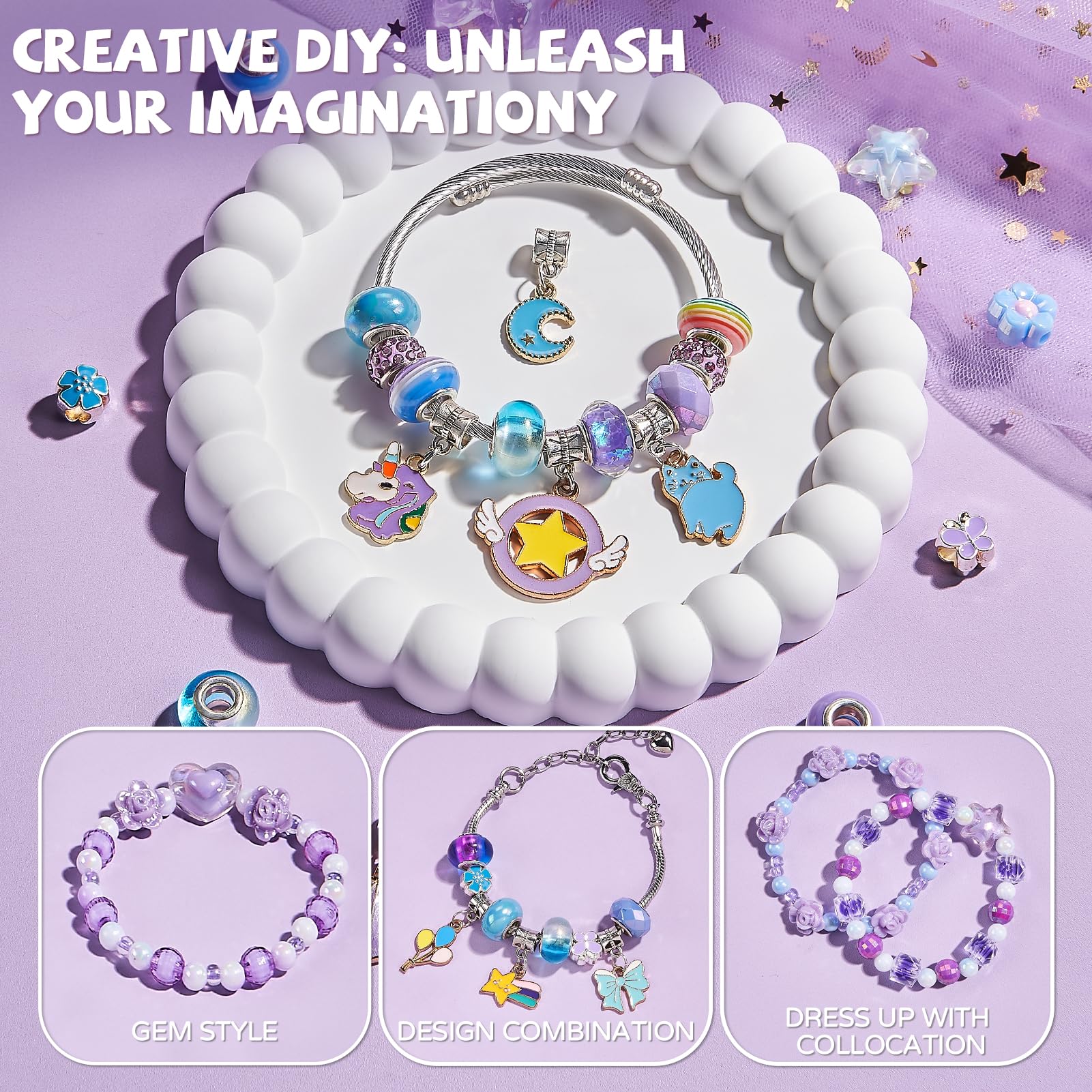 NewBandMo beads and pendants accessories for creative jewelry making.