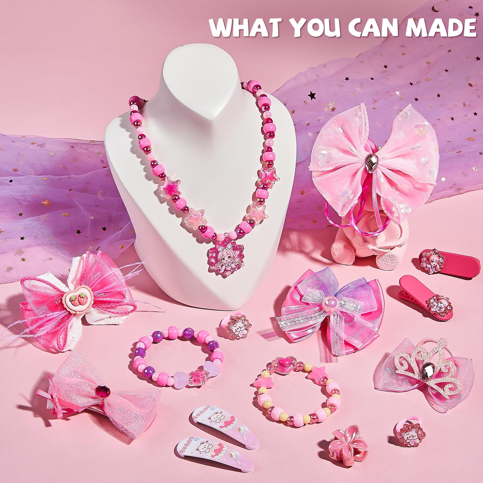 NewBandMo headbands set adds versatile pink style for school or party.