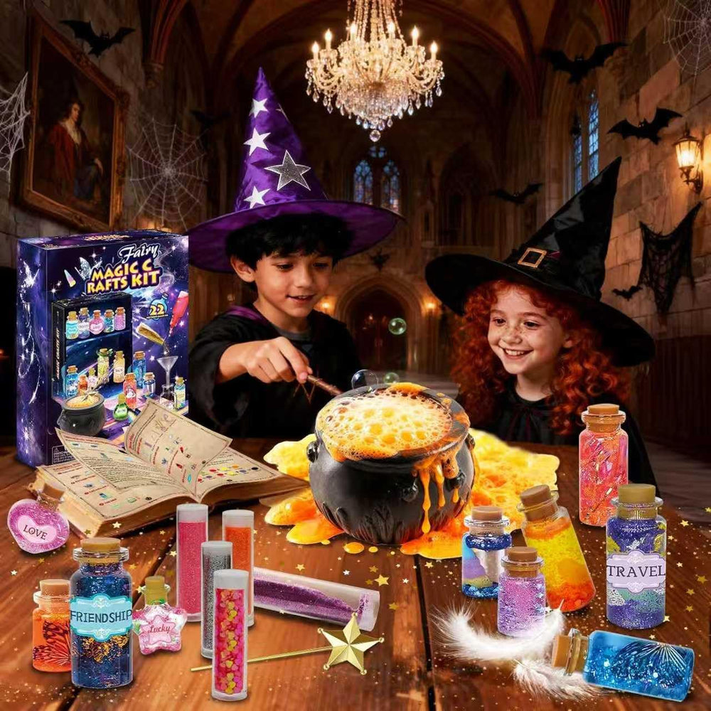 Newchen Fairy Unicorn Potion Kit unicorn labels aid organization and display
