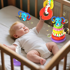 Newcrave folding ring set with elephant light and music