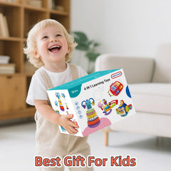 Newcrave gift-ready packaging for a 4-in-1 baby toy set