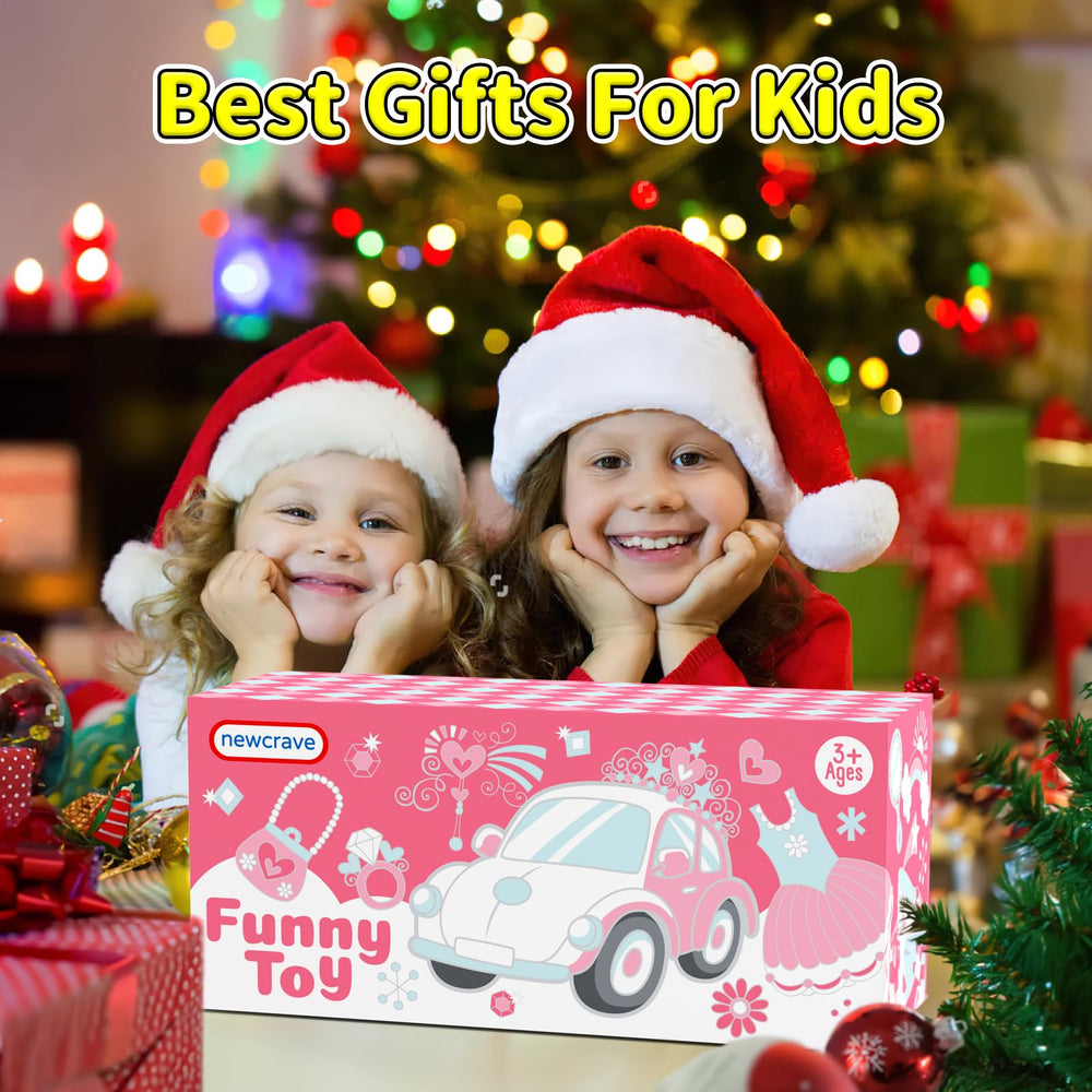 newcrave mini princess cars set for storytelling and pretend trips