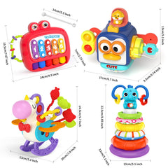 Newcrave stretching hand-grip toy inviting reach and fine motor play