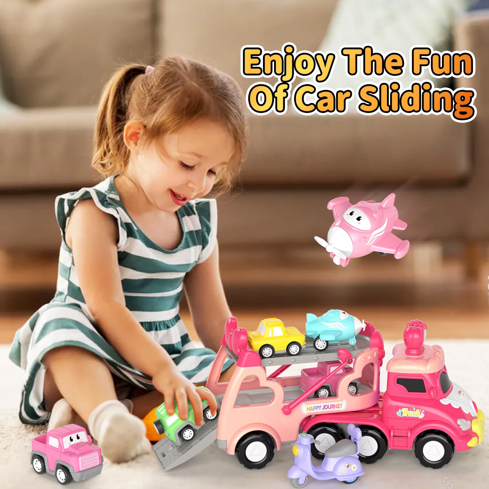 Newcrave princess crown front on truck toy for pretend princess moments