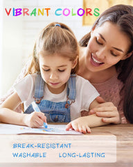 NewFamily colored sidewalk chalk set with vibrant hues for outdoor art
