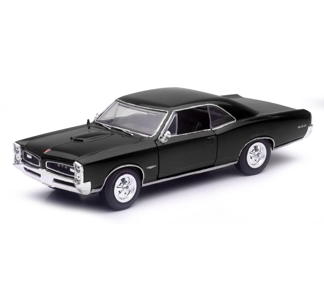 NewRay 1966 Pontiac GTO hard top diecast car with openable hood for display