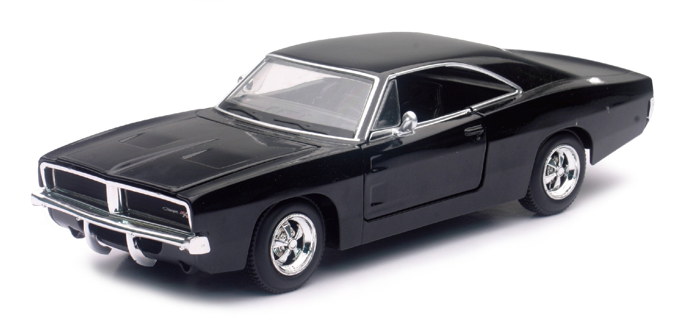NewRay 1969 Dodge Charger R/T opening doors shows realistic seams and scale accuracy