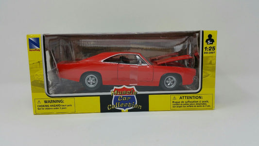 NewRay 1969 Dodge Charger R/T opening hood reveals engine detail for enthusiasts
