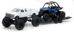 NewRay die cast pickup truck with Polaris RZR XP1000 EPS, ideal for desk display.