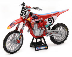 NewRay GasGas MC 450F diecast model featuring Justin Barcia for display and collection.