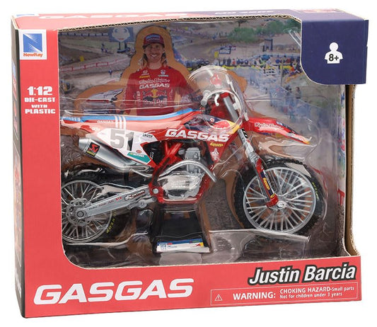 NewRay GasGas MC 450F packaging window box shows authentic display-ready presentation.