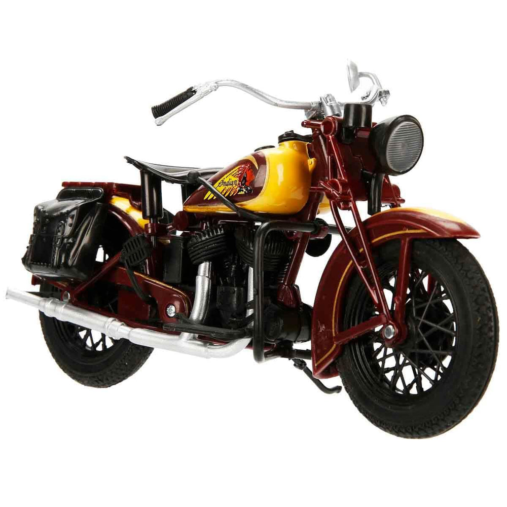 NewRay Indian Sport Scout 1934 brown model for authentic vintage motorcycle display